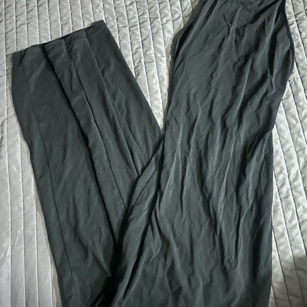 SKIMS Black Backless Dress
